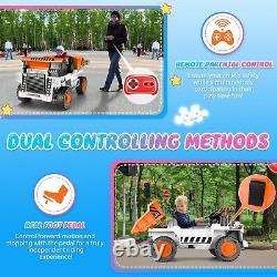 Ride on Car 12V Electric Car for Kids Ride on Dump Truck with Electric Dump Bed