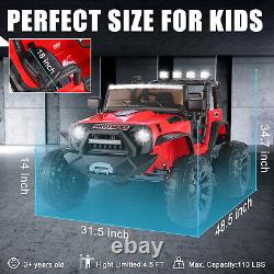Ride on Car 2 Seater Kids Electric Truck Toy 400W 24V 9AH with Remote Control