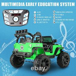 Ride on Car 2-Seaters for Kids Electric Truck Toy 400W 24V Battery with Remote