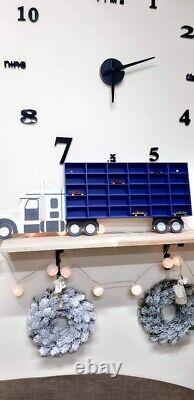 Shelf for Hot Wheels car 30 section Playroom storage Truck toy car shelf