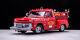 Sunstar 1/18 Chevrolet C-20 1965 Fire Engine Truck Diecast Model Car Toy Red