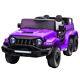 Tcaraiwen Kids Car 24v Ride On Toy 6wd Power Wheels Truck With Parental Remote Mp3