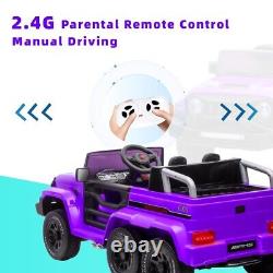 TCARAIWEN Kids Car 24V Ride on Toy 6WD Power Wheels Truck with Parental Remote MP3