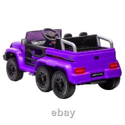 TCARAIWEN Kids Car 24V Ride on Toy 6WD Power Wheels Truck with Parental Remote MP3