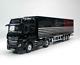 Tm 164 Black Benz Actros Tractor Container Truck Model Diecast Metal Car