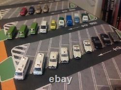 Tomytec N scale rare cars trucks lot of 31 fit Diorama Gundam kato Tomix 1/144