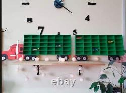 Toy car storage Shelf for Hot Wheels car Playroom storage Truck toy car shelf