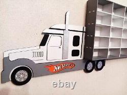 Truck toy car shelf Hot wheels display Wall toy car storage Grandson gift