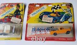 Vintage 1970s Majorette 1/64 Car / Truck & Trailer Lot Mip Moc Rare Cards