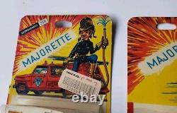 Vintage 1970s Majorette 1/64 Car / Truck & Trailer Lot Mip Moc Rare Cards