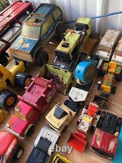 Vintage Tonka Truck And Buddy L Lot of Cars And Trucks
