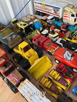 Vintage Tonka Truck And Buddy L Lot of Cars And Trucks