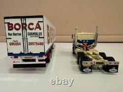 WSI truck models, MACK F 700 6X4 + Classic Box Trailer-2 Axle, BORCA